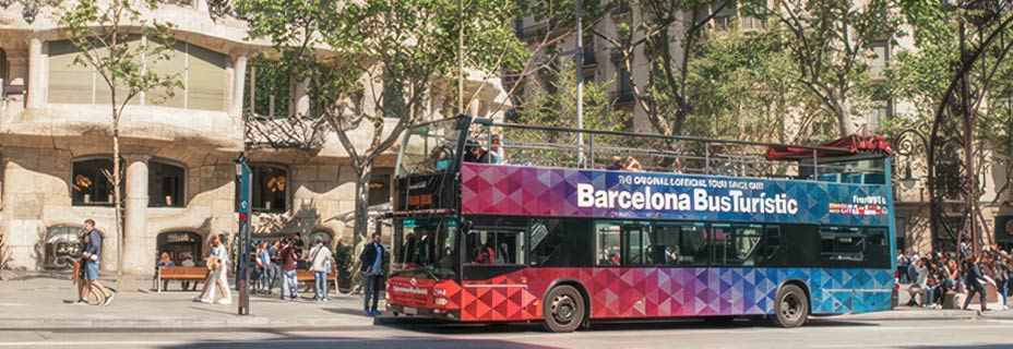 barcelona bus tour map