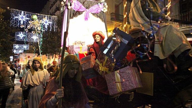 The Kings Royal Charter parade in Gràcia